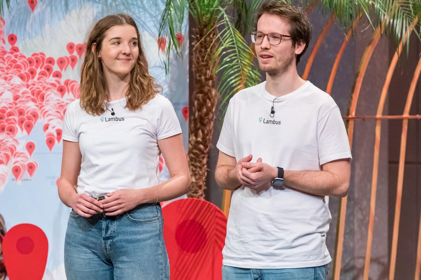 Anja Niehoff und Hans Knöchel: Die beiden stellten die App Lambus in "Die Höhle der Löwen" vor.