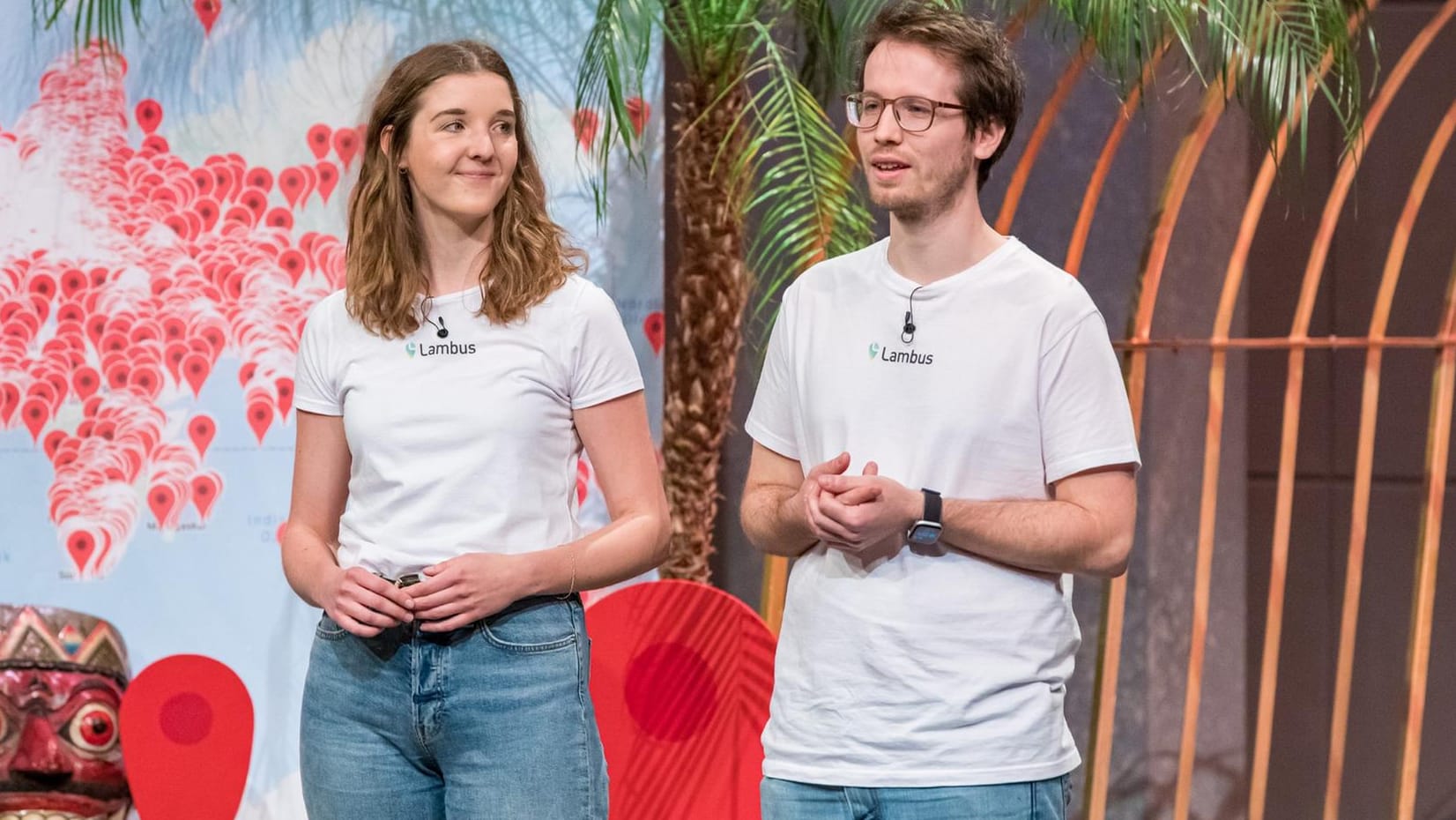 Anja Niehoff und Hans Knöchel: Die beiden stellten die App Lambus in "Die Höhle der Löwen" vor.