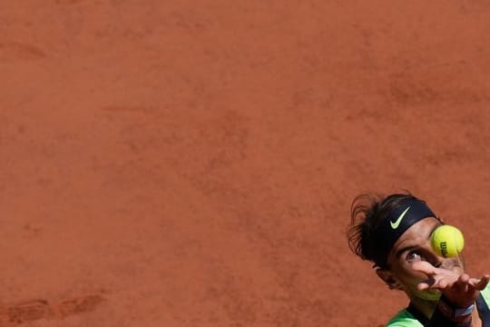 Ohne große Mühe eine Runde weiter: Rafael Nadal in Aktion.