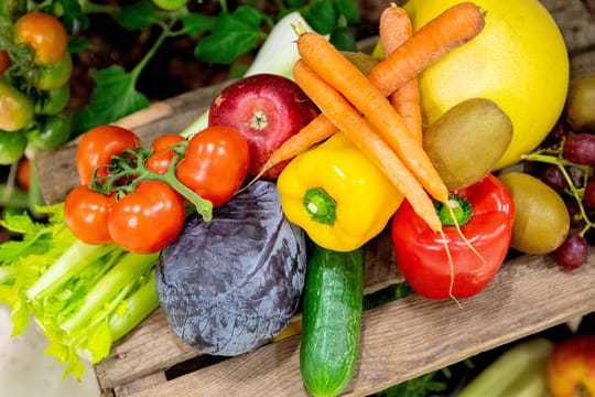 Gesunde Ernährung; Sie spielt beim Abnehmen eine wichtige Rolle.