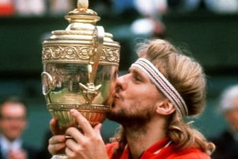 Der Schwede Björn Borg gewann das Turnier in Wimbledon fünf Mal in Folge.
