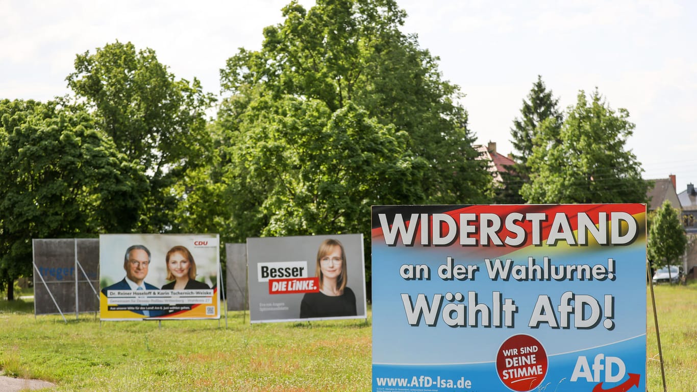 In Sachsen-Anhalt geriert sich die AfD als Partei des Widerstands.