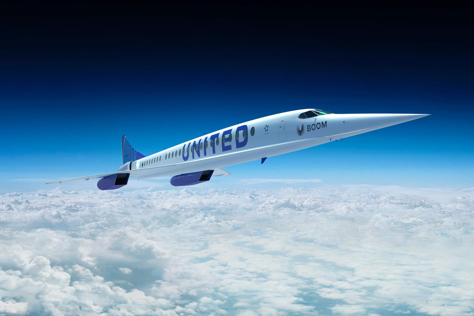 United Airlines Supersonic: Die US-Fluggesellschaft hat 15 Überschalljets bestellt.