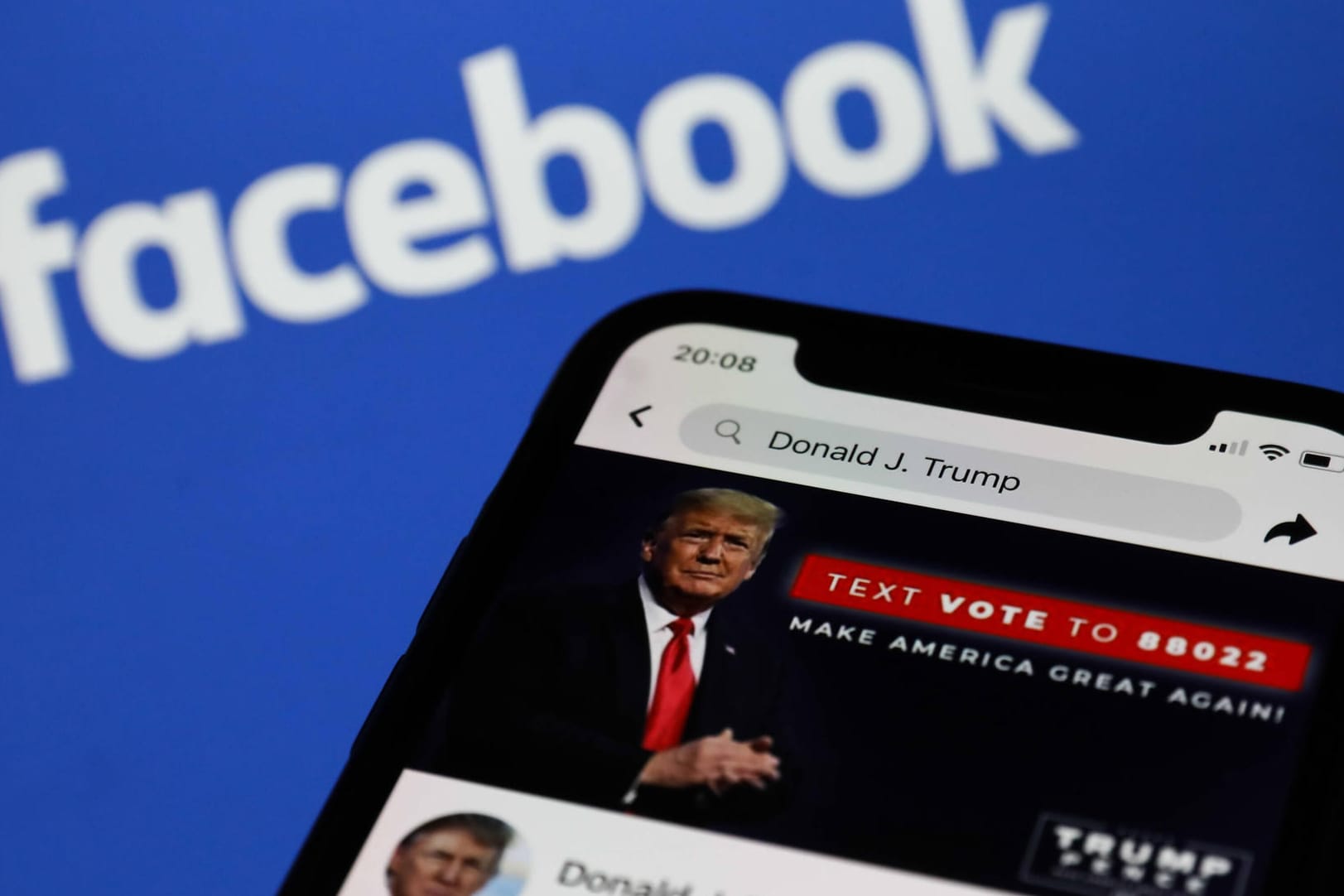 Trumps mittlerweile gesperrter Facebook-Account: Das Unternehmen will Politiker künftig wie andere User behandeln