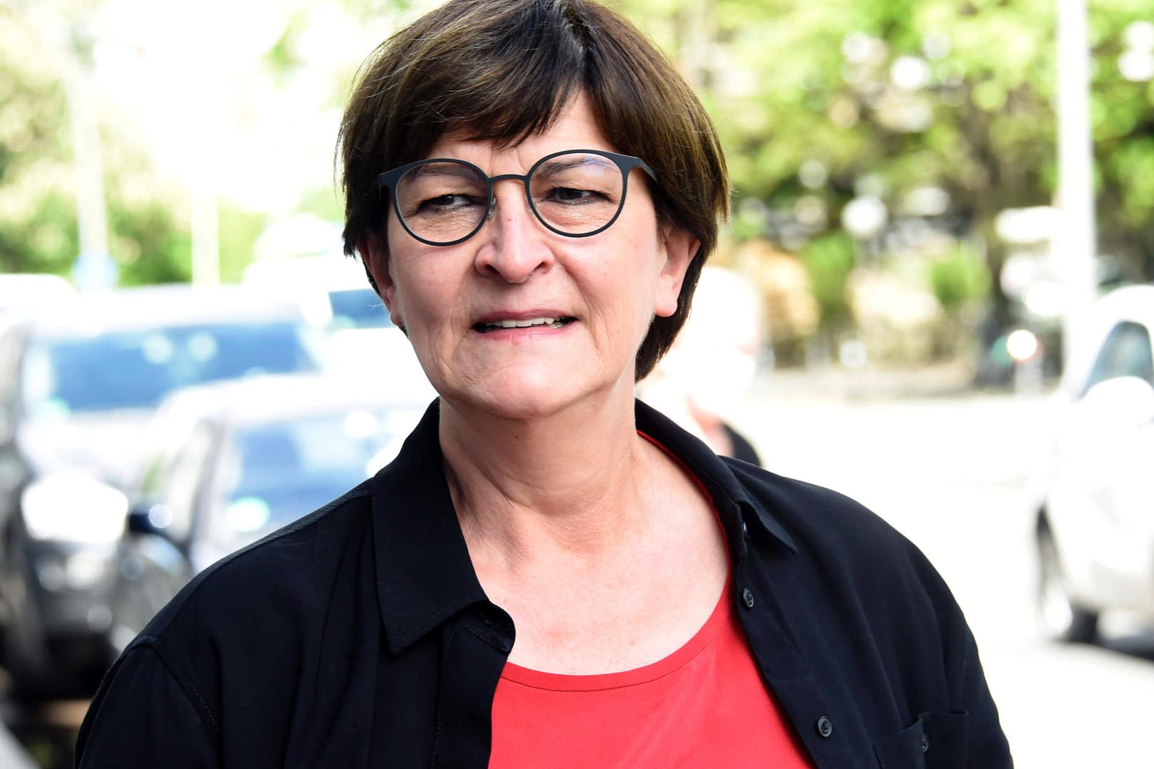 Saskia Esken: Die SPD-Vorsitzende hat Kanzlerin Baerbock attackiert.