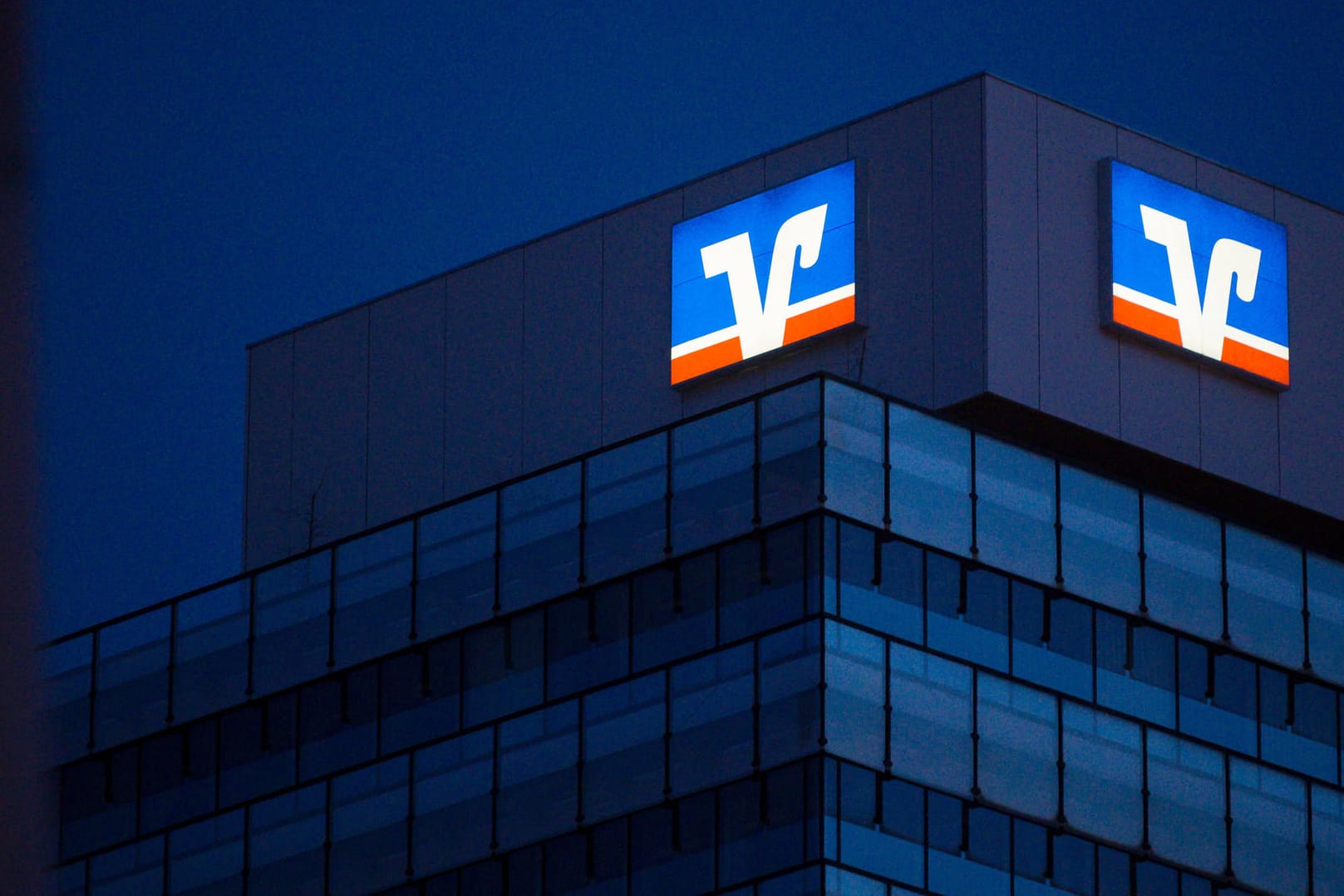 Volksbanken-Logo: Der IT-Dienstleister der Volksbanken wurde Opfer eines Cyberangriffs