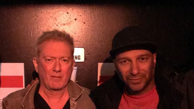Die Musiker Andy Gill (l) und Tom Morello von Rage Against The Machine. Die Musiker Andy Gill (l) und Tom Morello von Rage Against The Machine.