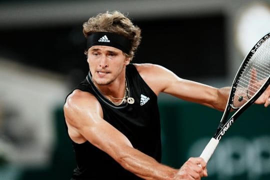Zum vierten Mal: Alexander Zverev steht bei den French Open im Achtelfinale.