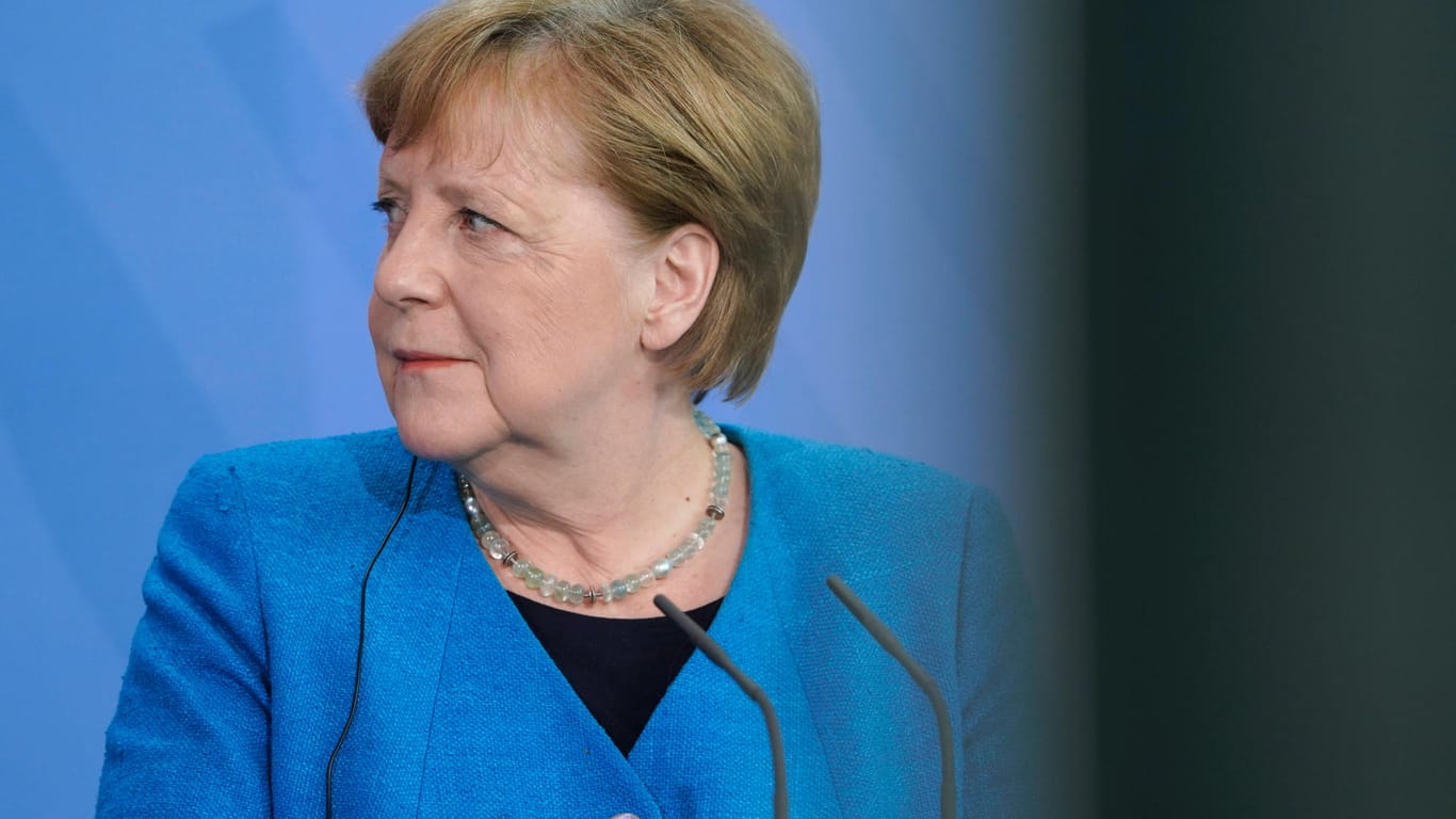 Bundeskanzlerin Angela Merkel: Sie will den CDU-Kanzlerkandidaten Armin Laschet unterstützen.