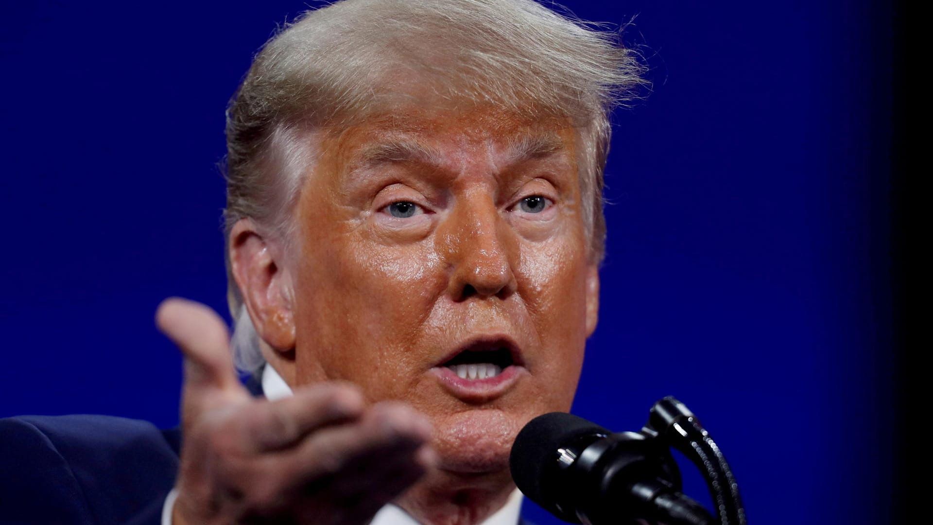 Der ehemalige US-Präsident Donald Trump: Facebook will ihn bis mindestens Anfang 2023 sperren. Der ehemalige US-Präsident Donald Trump: Facebook will ihn bis mindestens Anfang 2023 sperren.