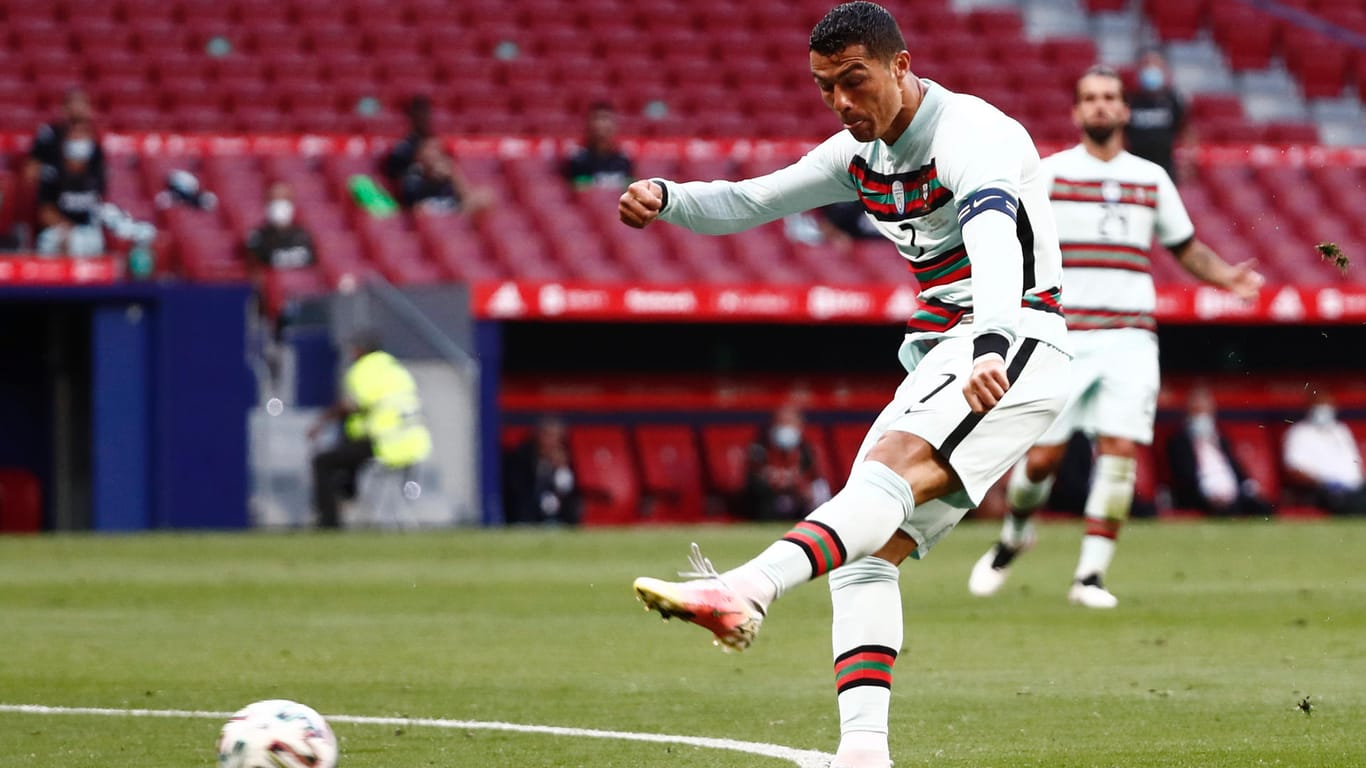 Cristiano Ronaldo: Der portugiesische Superstar blieb gegen Spanien torlos.