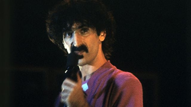 Frank Zappa bei einem Konzert in der Olympiahalle München.