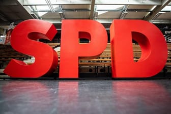 Das Logo der SPD ist zu sehen