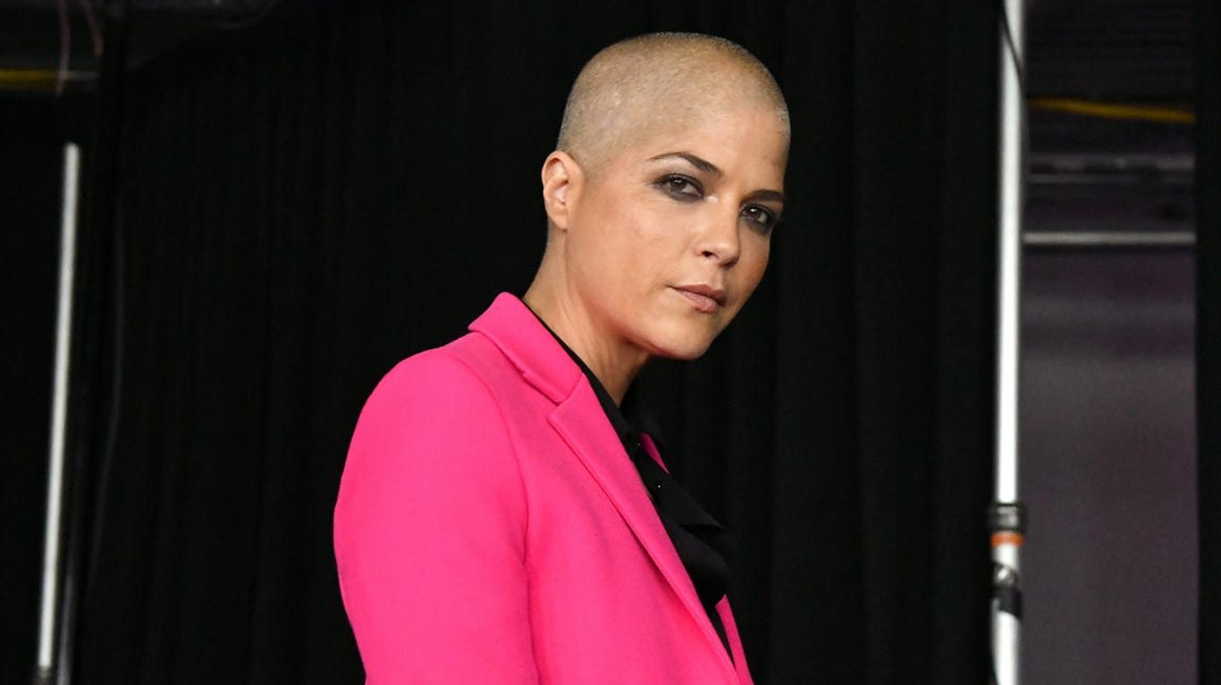 Selma Blair im Oktober 2019: Damals hatte sie ihre Haare abrasiert.