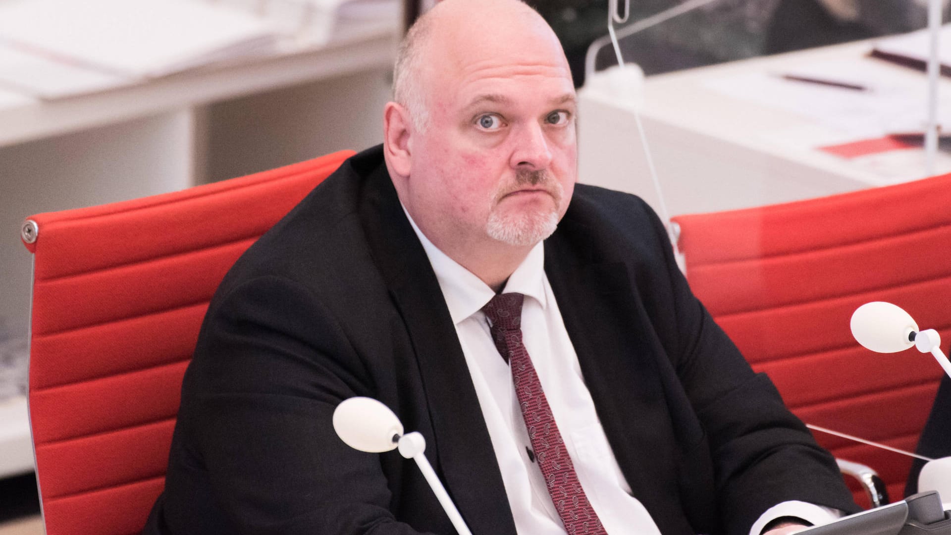 Potsdam, Sitzung des Landtags Brandenburg Andreas Galau (Vizepräsident Landtag Brandenburg, afd) während der Sitzung de Potsdam, Sitzung des Landtags Brandenburg Andreas Galau (Vizepräsident Landtag Brandenburg, afd) während der Sitzung de