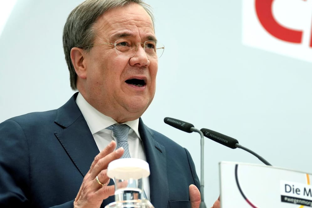 CDU-Chef Armin Laschet: Die CDU kämpfe für das "große Projekt des klimaneutralen Deutschlands".