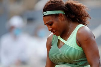 Enttäuscht: Serena Williams im Match gegen Elena Rybakina.