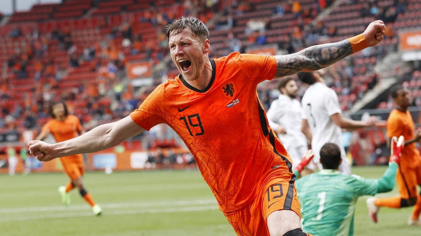 Wout Weghorst: Der Wolfsburger Stürmer hat sein erstes Länderspieltor für die Niederlande erzielt.