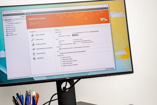 Sicher ist sicher: Entweder einfach so beim Backup oder beim Umziehen des Postfachs zu einem neuen Anbieter ist Mailstore Home eine große Hilfe.