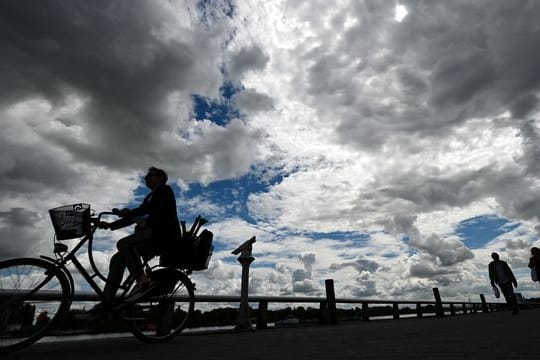 Wolkenhimmel über Mainz