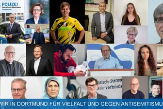 Stimmen für Vielfalt: In Dortmund haben sich viele Persönlichkeiten gegen Antisemitismus ausgesprochen.