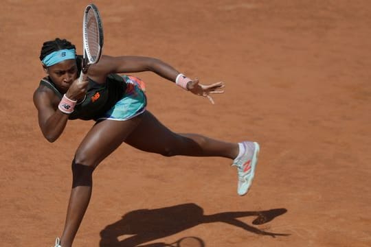 Steht in Paris im Viertelfinale: Cori Gauff in Aktion.