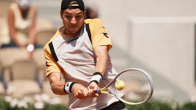 Jan-Lennard Struff schied bei den French Open in Paris aus.