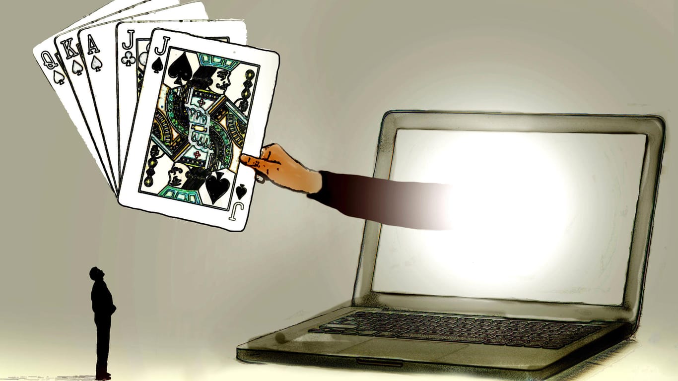 Illustration zu Online-Glücksspiel: Das Kompetenzgerangel erinnert an die Ausgangslage im Fall Wirecard.