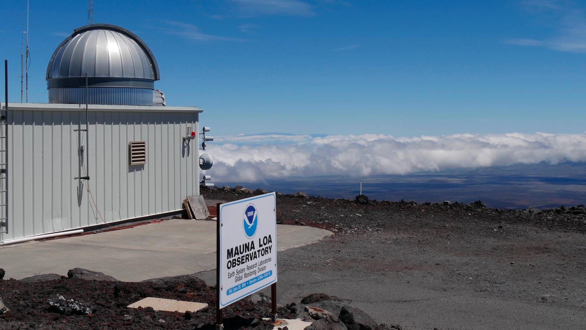 Eine Messstation in Hawaii: Wissenschaftler warnen vor steigender CO2-Konzentration in der Erdatmosphäre.