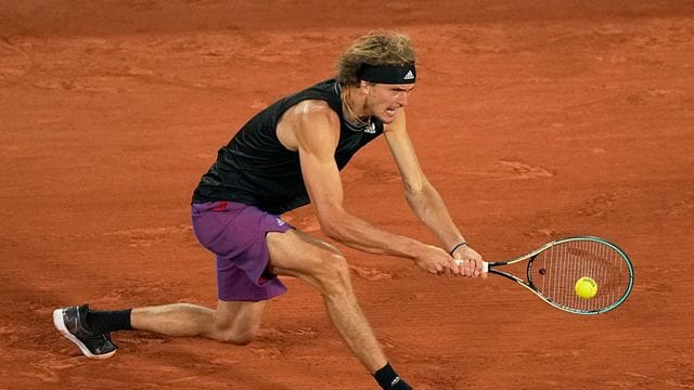 Hat sich bei den French Open kontinuierlich gesteigert: Alexander Zverev. Hat sich bei den French Open kontinuierlich gesteigert: Alexander Zverev.