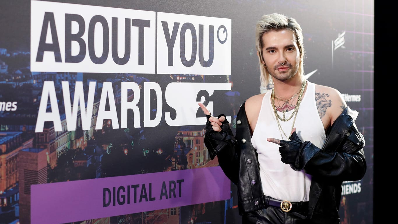 ABOUT YOU Awards 2021 (Archiv): Das offensive Werben mit Influencern wie Bill Kaulitz ist Teil der Strategie des Onlinemodehändlers About You.