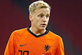 Donny van de Beek: Der Niederländer von Manchester United wird bei der EM nicht dabei sein.