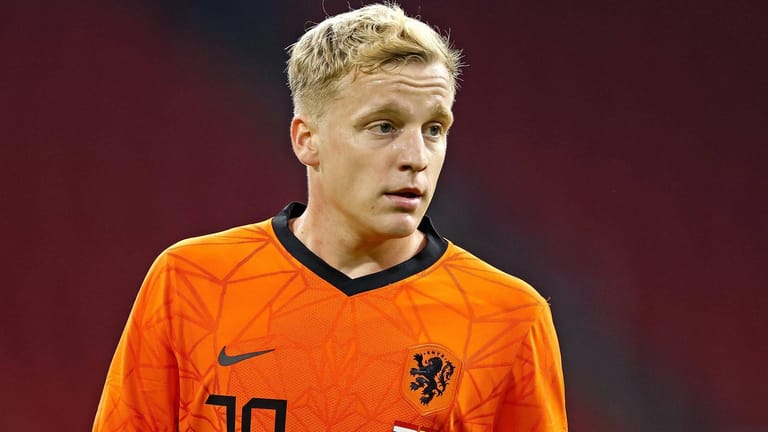 Donny van de Beek: Der Niederländer von Manchester United wird bei der EM nicht dabei sein.