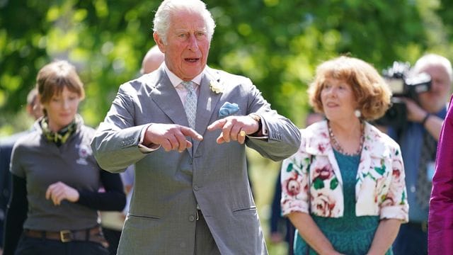 Der britische Prinz Charles bei einem Besuch in Oxford.