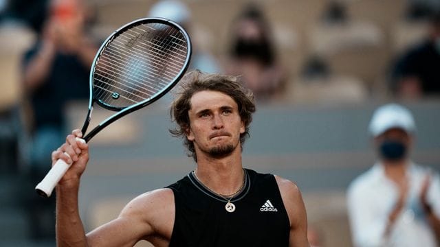 Geschafft: Alexander Zverev steht bei den French Open erstmals im Halbfinale. Geschafft: Alexander Zverev steht bei den French Open erstmals im Halbfinale.