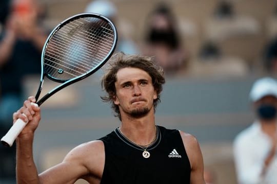 Geschafft: Alexander Zverev steht bei den French Open erstmals im Halbfinale.