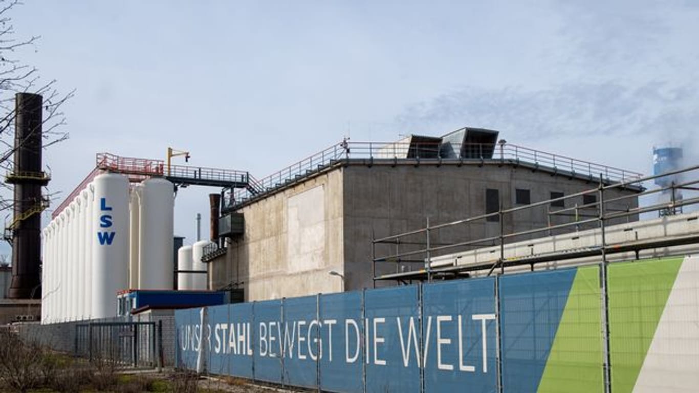 Lech-Stahlwerke bei Augsburg