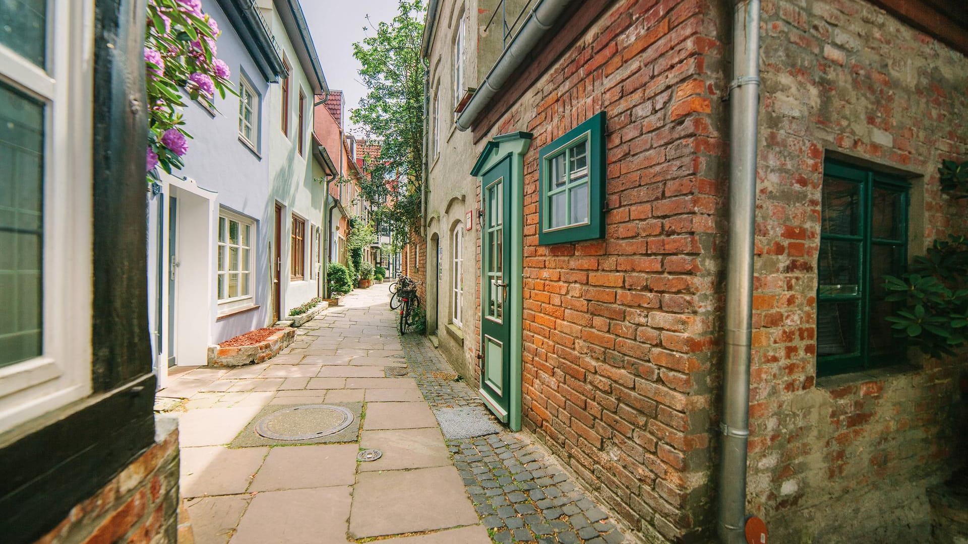 Das kleinste Haus in Bremen (Archivbild): Es hat nur vier Quadratmeter Wohnfläche.