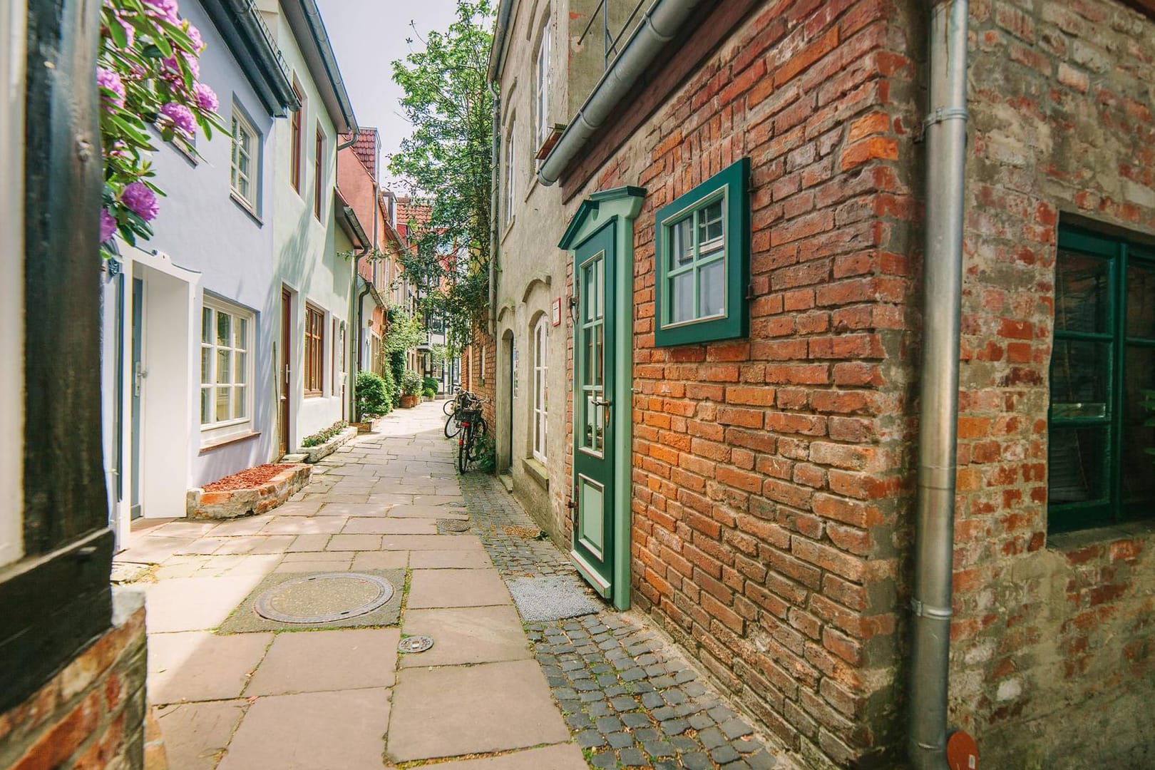 Das kleinste Haus in Bremen (Archivbild): Es hat nur vier Quadratmeter Wohnfläche.