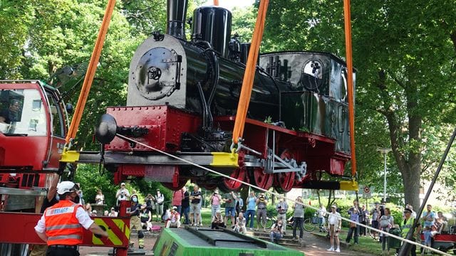 Restaurierte Dampflok Restaurierte Dampflok