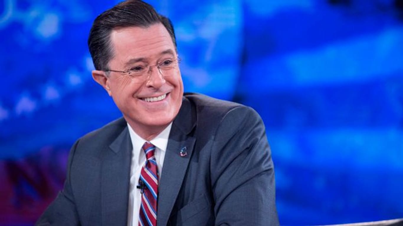 Stephen Colbert empfängt wieder Gäste im Studio.
