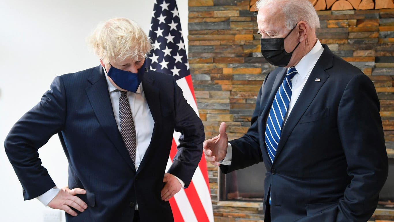 Der britische Premierminister Boris Johnson (l.) und US-Präsident Joe Biden: Die beiden planen eine Neuauflage der Atlantik-Charta von 1941.