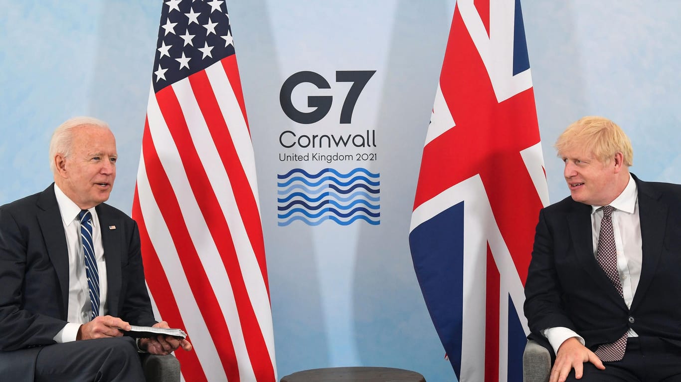 Boris Johnson und Joe Biden: Die G7 treffen sich an diesem Wochenende im britischen Cornwall.
