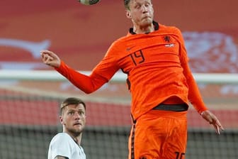 Wout Weghorst beim Testspiel der Niederlande gegen Schottland.
