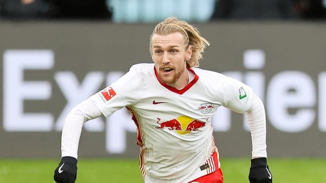 Der Schwede Emil Forsberg spielt in der Bundesliga für RB Leipzig.