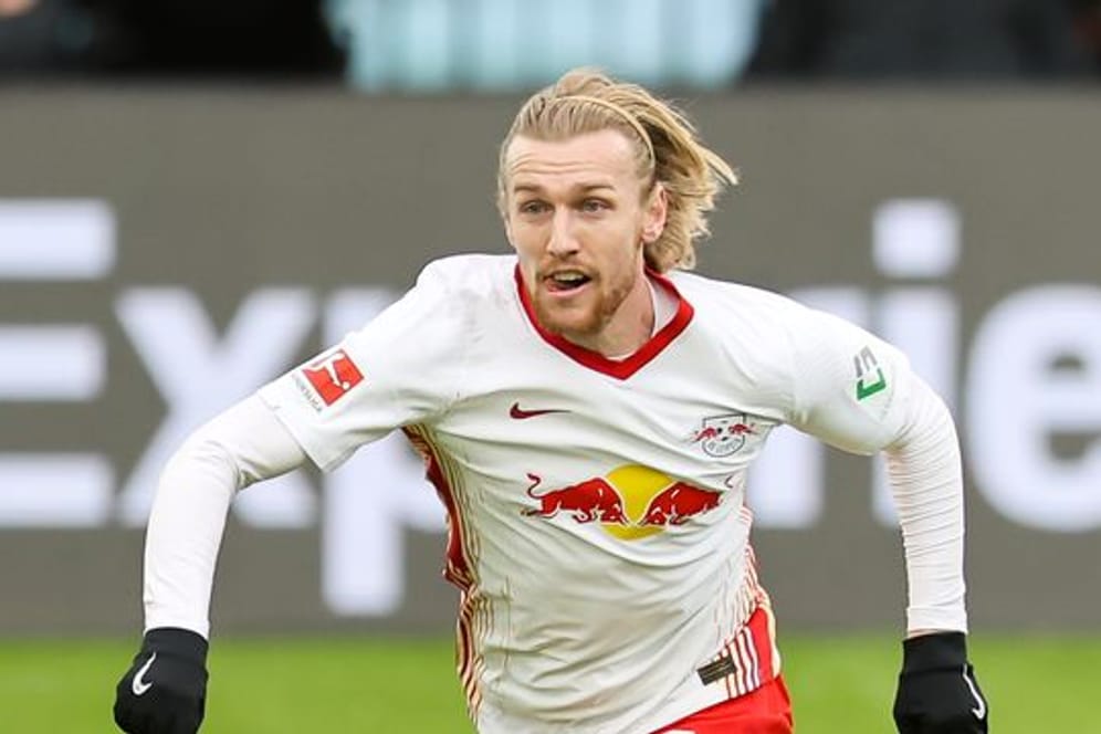 Der Schwede Emil Forsberg spielt in der Bundesliga für RB Leipzig.