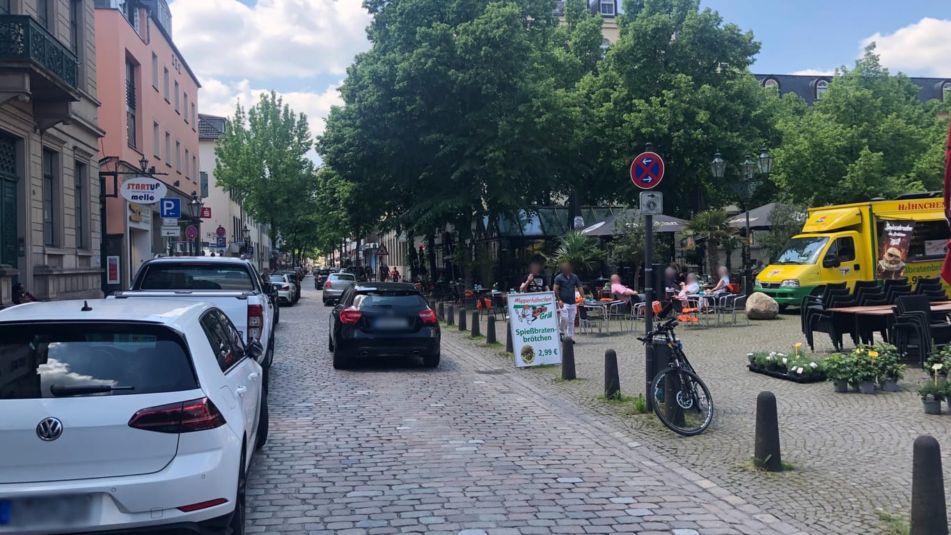 Der Laurentius-Platz: Die Stadt möchte den Ort noch Fußgänger-freundlicher gestalten.