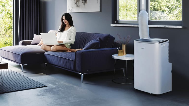 Mobile Klimaanlagen für kühle Räume: Monoblockgeräte sind flexibel und auch in Mietwohnungen erlaubt.
