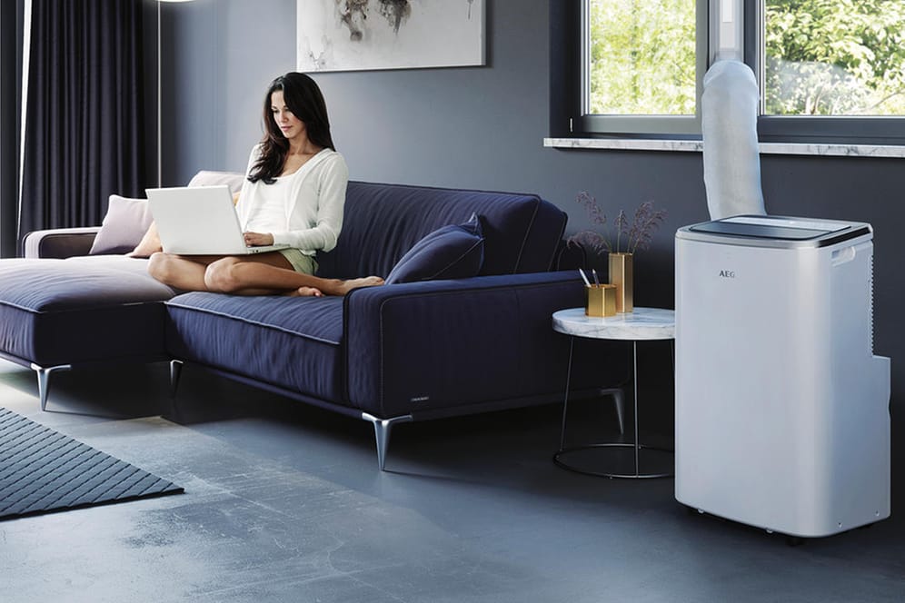 Mobile Klimaanlagen für kühle Räume: Monoblockgeräte sind flexibel und auch in Mietwohnungen erlaubt.