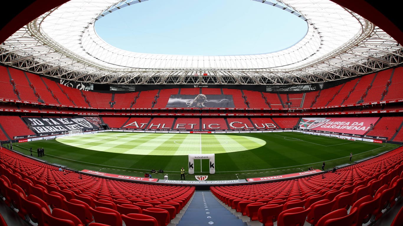 Das Estadio San Mames in Bilbao sollte eigentlich einer der zwölf Austragungsorte der Fußball-EM sein.